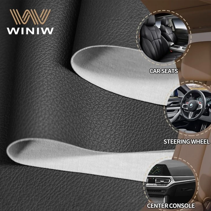 High Abrasion Resistant Microfiber Synthetic Leather For Automotive Car Interior Upholstery suppliers